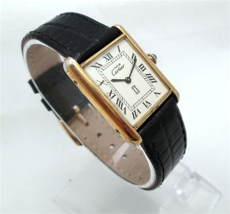 vintage cartier tank men's.